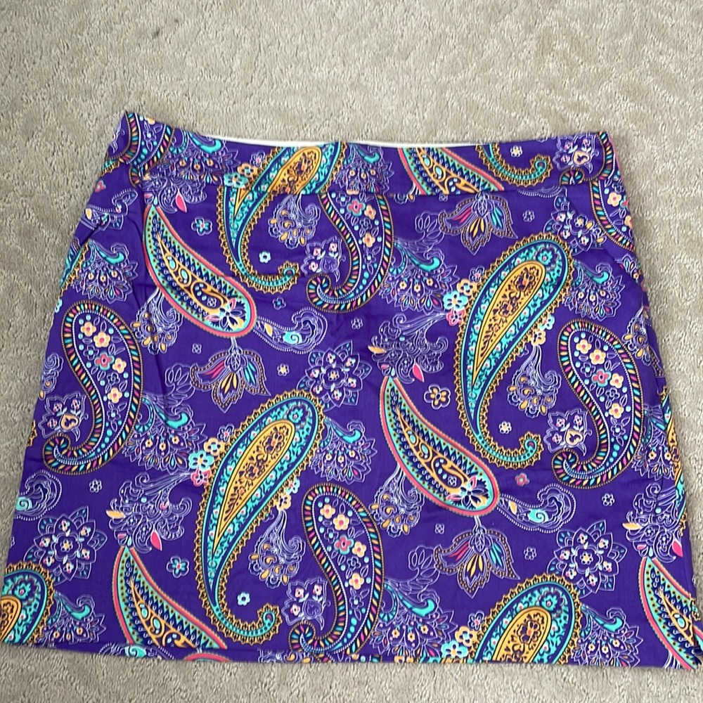 Loudmouth paisley skort.  Like new condition. Size 14.